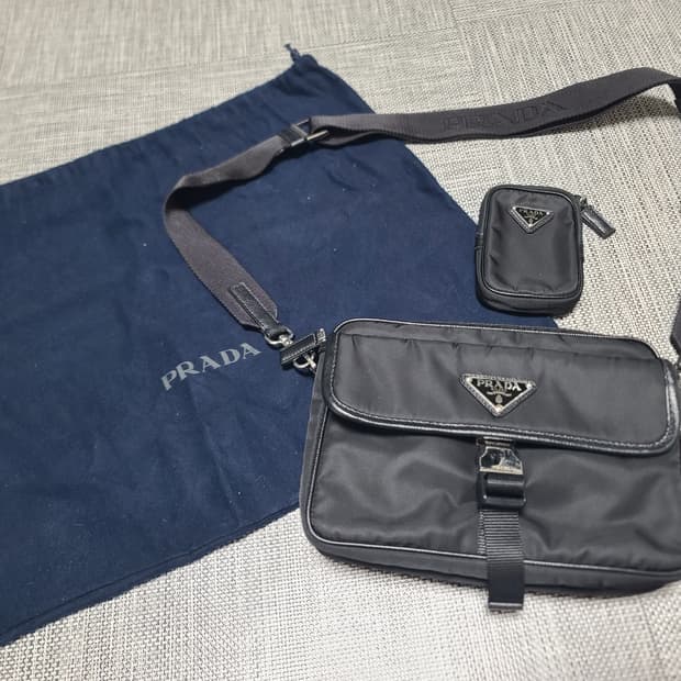프라다 2vh133 버클 크로스백 메신저백 숄더백