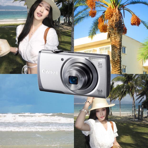 최신형!인기) canon powershot a3500 빈티지디카 박스채!