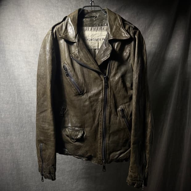 Giorgio Brato Leather Rider Jacket