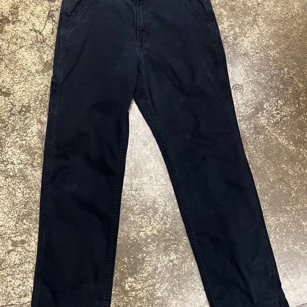 칼하트 블랙 싱글니 팬츠