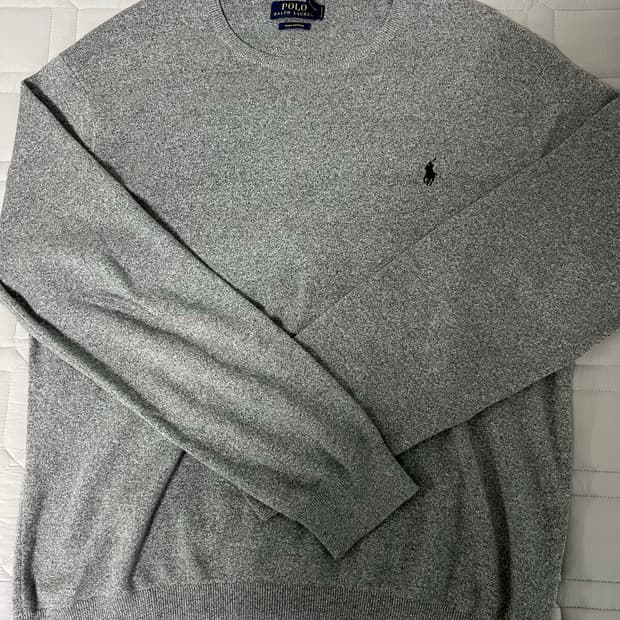 [POLO] 피마 코튼 니트 그레이 (100-105사이즈)