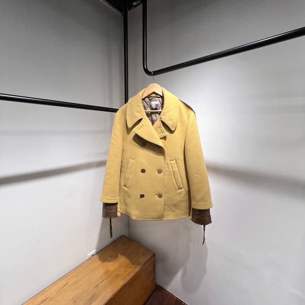 파세타즘 울 피코트 자켓