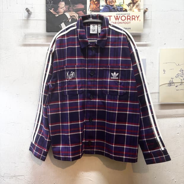 아디다스X KORN 오버셔츠 /새상품 
