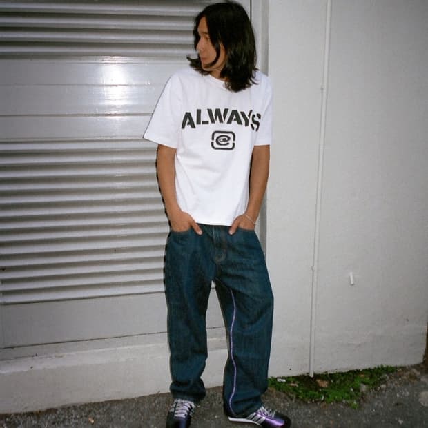 [S] Always stencil t-shirt _ White