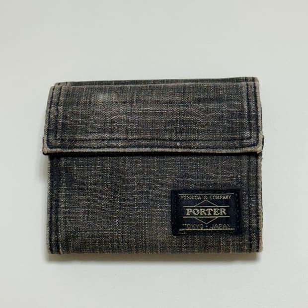 포터 지갑 POTER DUCK FLAP WALLET