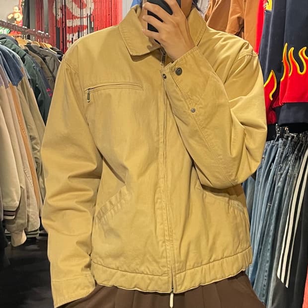 [IM] Vtg 베이지 카라 워크자켓