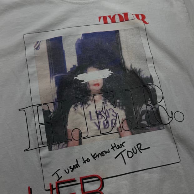 USA 빈티지 H.E.R. 투어 티셔츠 589