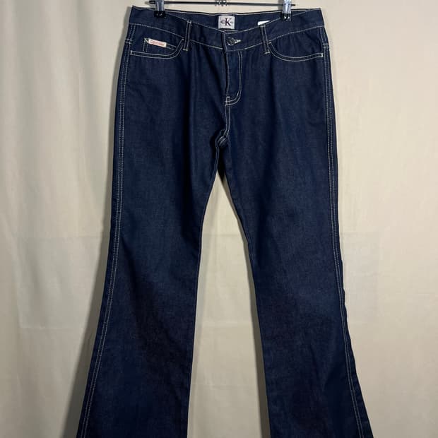 캘빈클라인 레트로 부츠컷 데님 처분 