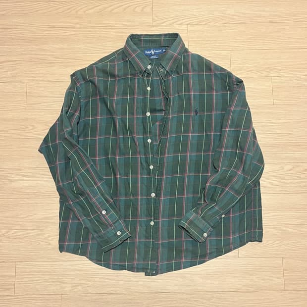 폴로 빈티지 체크셔츠