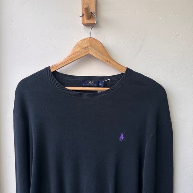 15730 - 폴로 랄프로렌 블랙 니트 (피마 코튼)