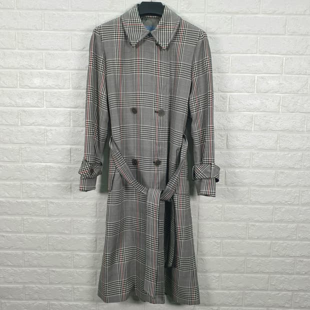 [55]LBL 체크 트렌치 코트(새상품)