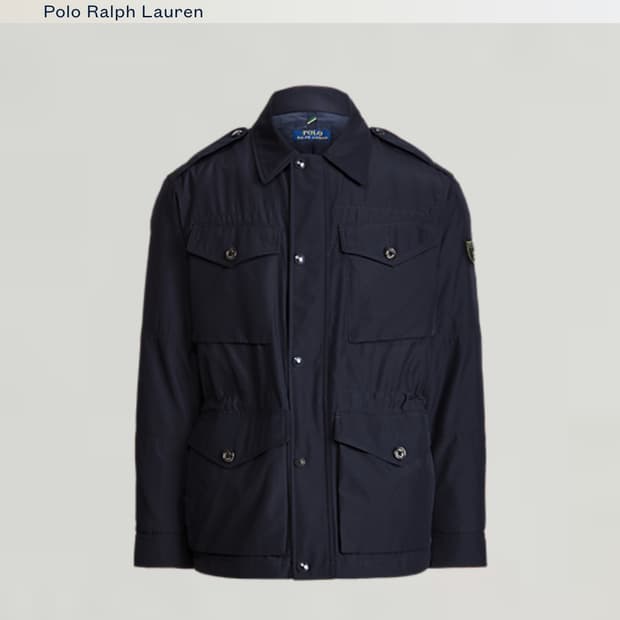 신형 폴로 랄프로렌 발수 필드자켓 네이비 큐알인증 가능 1회착
