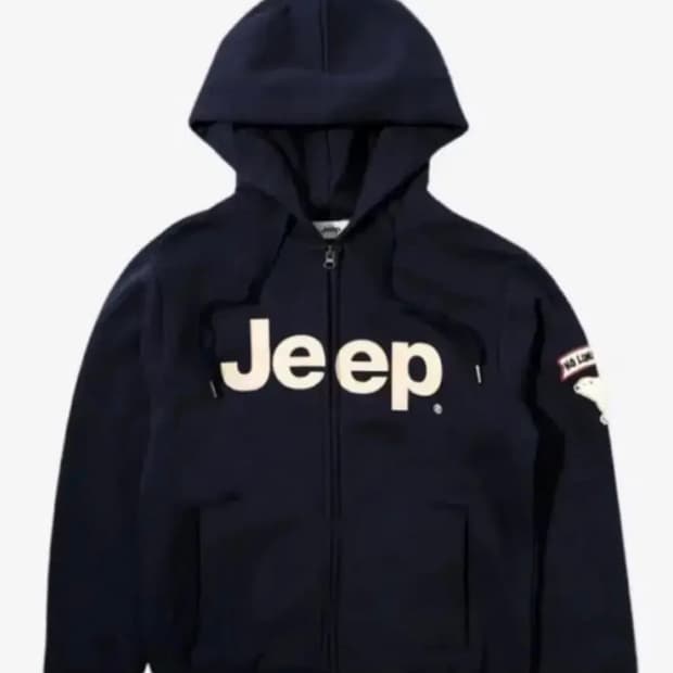 지프 폴라베어 와펜 후드집업