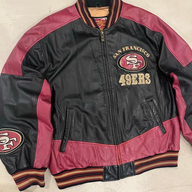 빈티지 G-lll 샌프란시스코 49ERS 레더자켓
