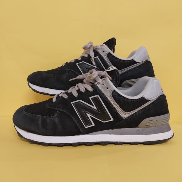 남성 뉴발란스 574 블랙 스니커즈, 운동화 (260)
