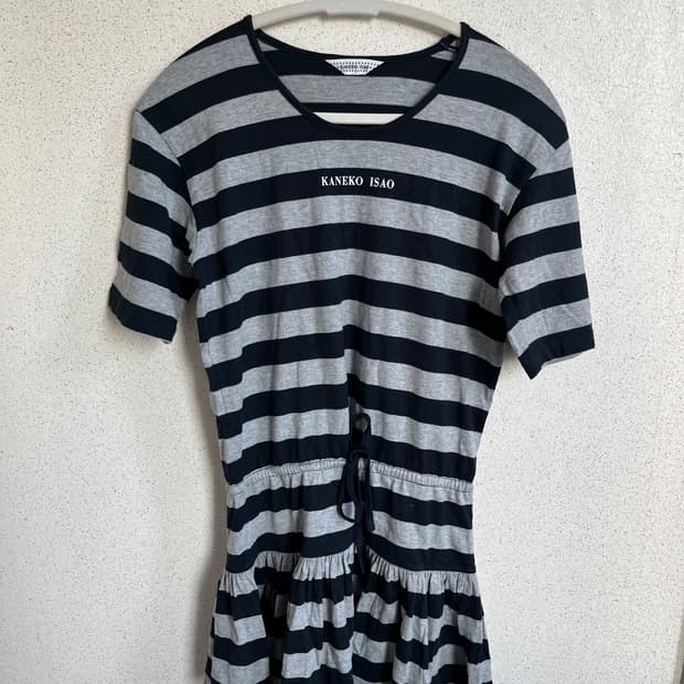Jpn vtg 반팔 스트라이프 원피스