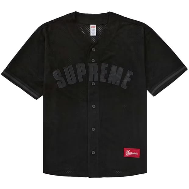 [L] 슈프림 메쉬 베이스볼 져지 24ss
