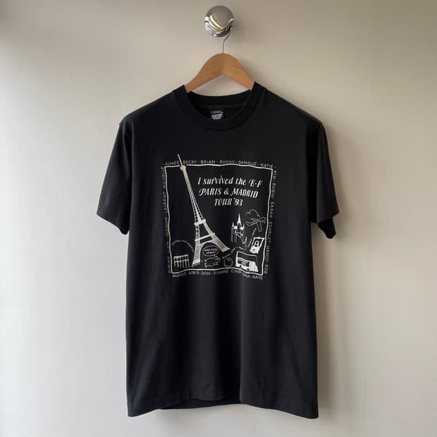 ‘Madrid & Paris tour 93’ T-shirt L