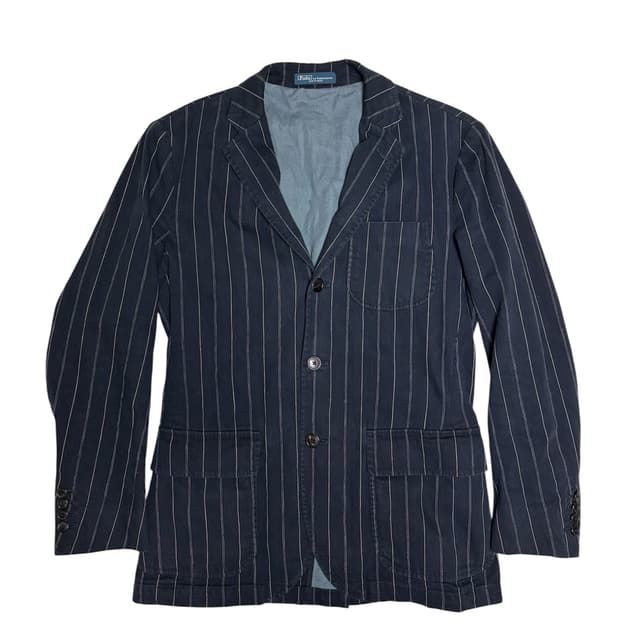 폴로 랄프로렌 스트라이프 블레이저 자켓 38R 사이즈