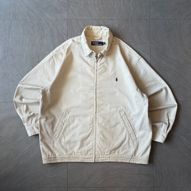 폴로 정품 베이지 스윙톱 자켓