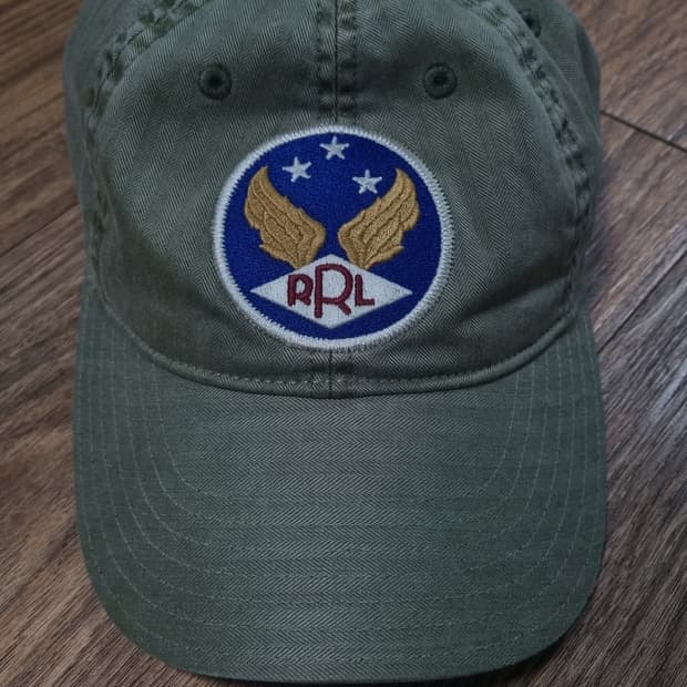 RRL 더블알엘 볼캡 카키