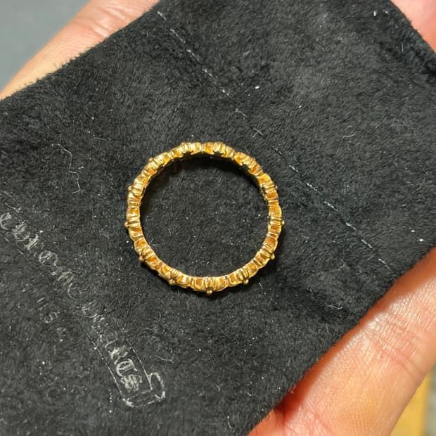 크롬하츠 22k 타이니밴드링 us9