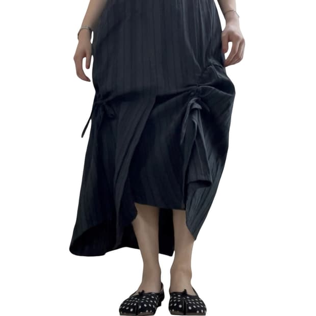 JIU(慈雨) Avant-garde Deformed Long Skirt