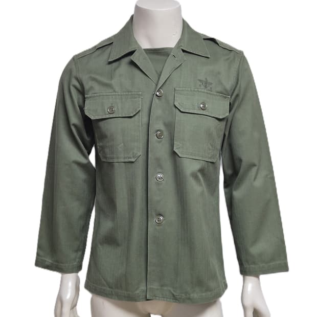 국군 구형 민무늬 전투복 상의 자켓 (M)