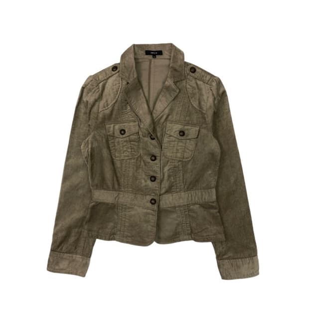Comme ca ism Beige Corduroy Jacket
