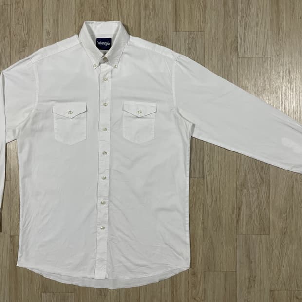 110) 90's 랭글러 화이트 웨스턴셔츠