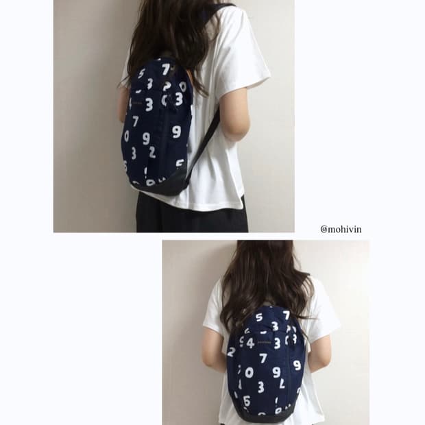 sou sou 소우소우 x 데카트론 콜라보 네이비 경량 백팩