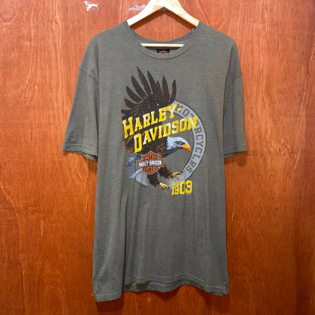(XL) Harley Davidson 할리 프린팅 반팔티