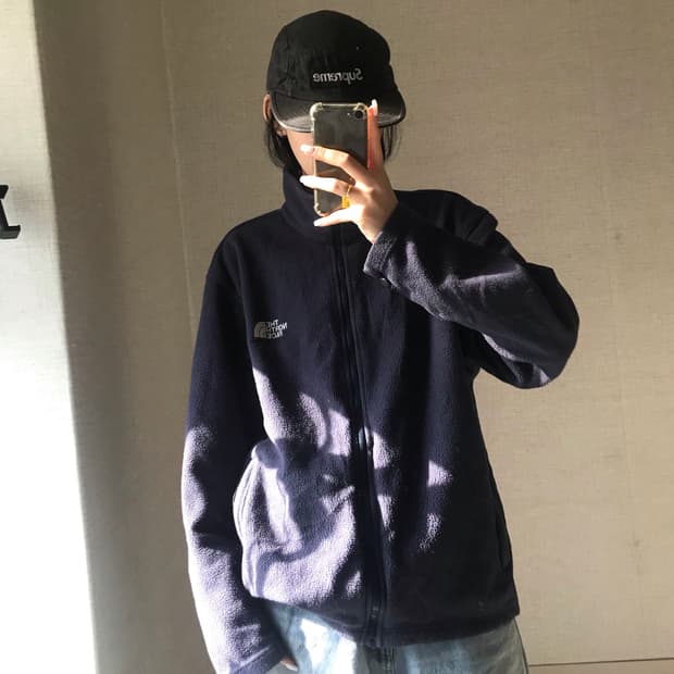 노페 네이비 후리스