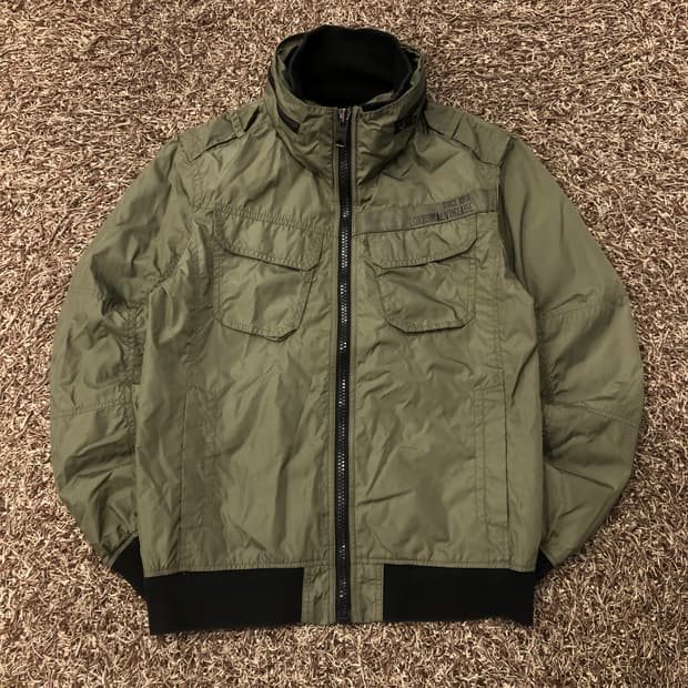 버커루 나일론 블루종 자켓