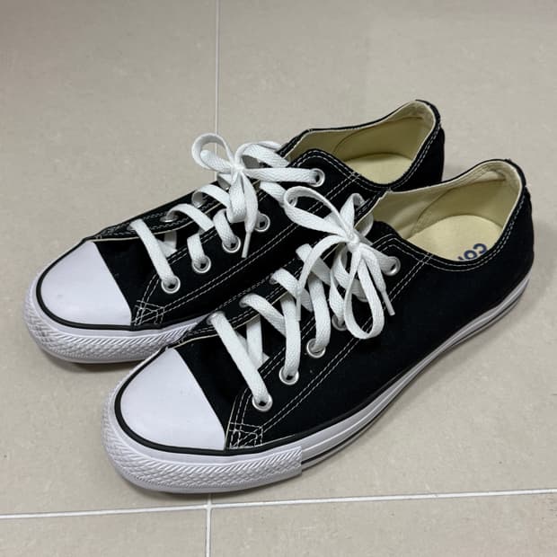 컨버스 척테일러 올스타 로우 블랙 260 새상품