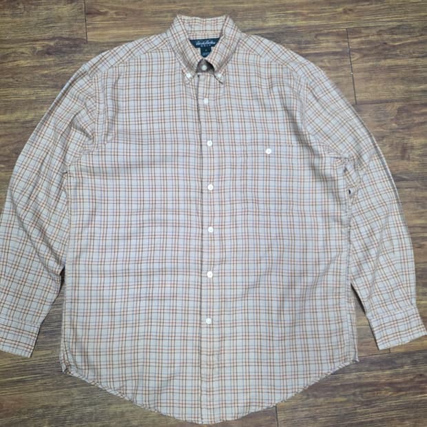 브룩스브라더스골프 체크남방 미사용품 