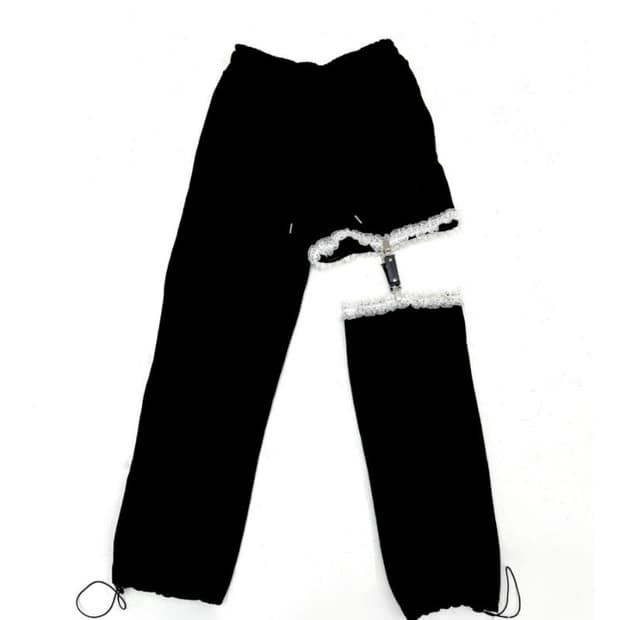 미스테리어스호텔 가터벨트 트레이닝팬츠