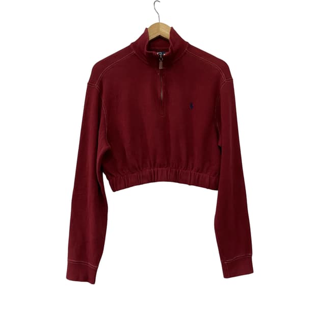 여성용 폴로 반집업 맨투맨(M)