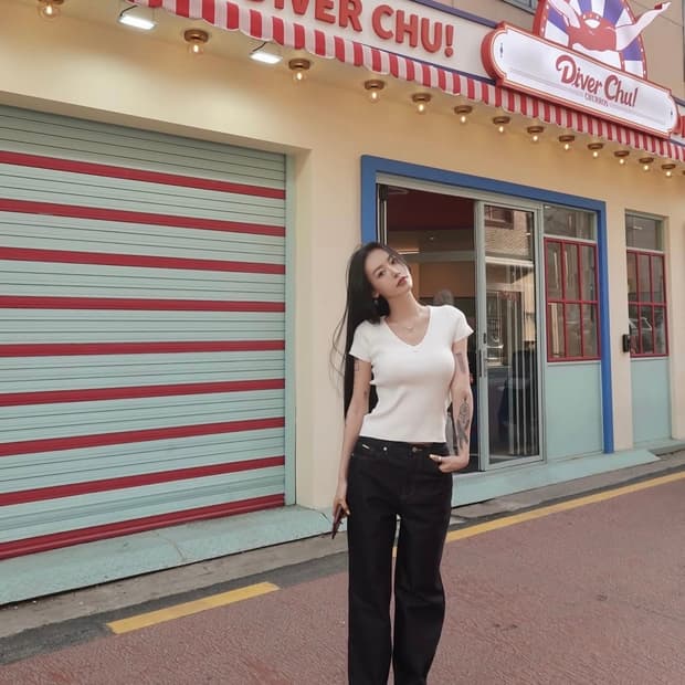 페일제이드 제니 니트티 - 핑크