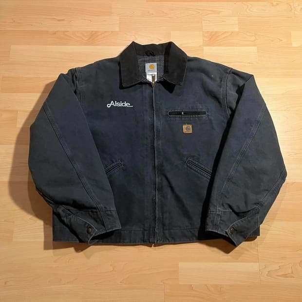 칼하트 J97 빈티지 디트로이트 자켓 청록색