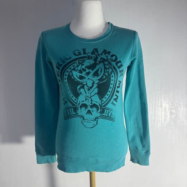 히스테릭글래머 미니 스웨트셔츠