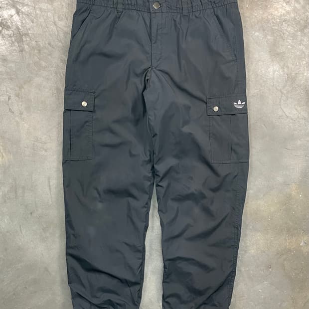 90s 아디다스 트레포일 나일론 카고팬츠