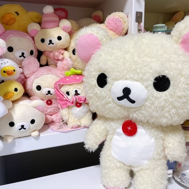 코리락쿠마 뽀글인형