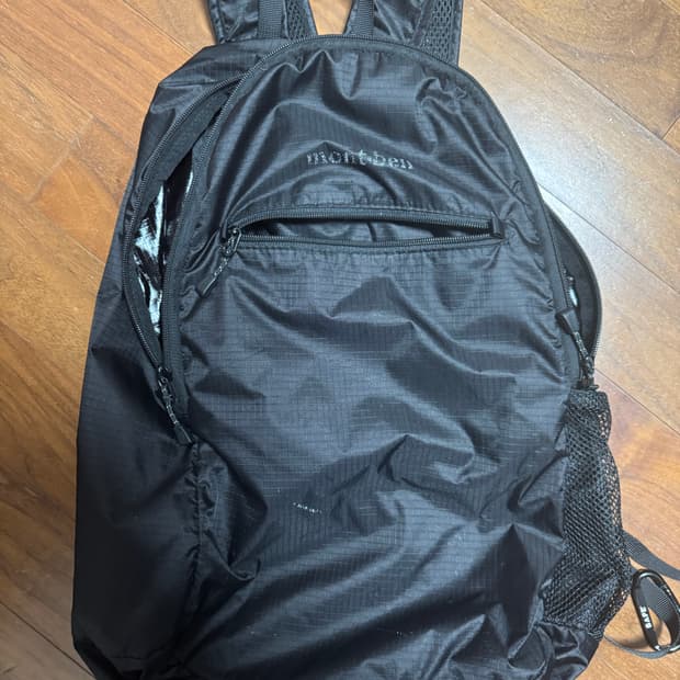 몽벨 포켓터블 라이트백 18L블랙