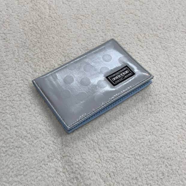 PORTER 포터 도트 카드지갑 라이트그레이