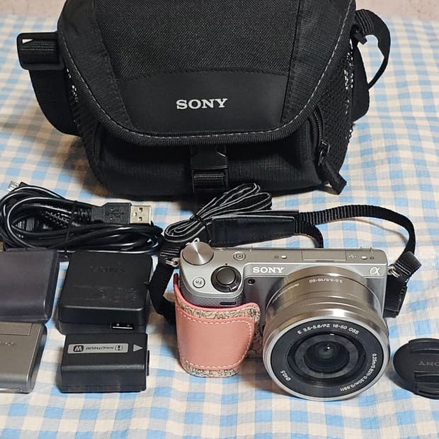 소니 NEX-5R 미러리스 카메라