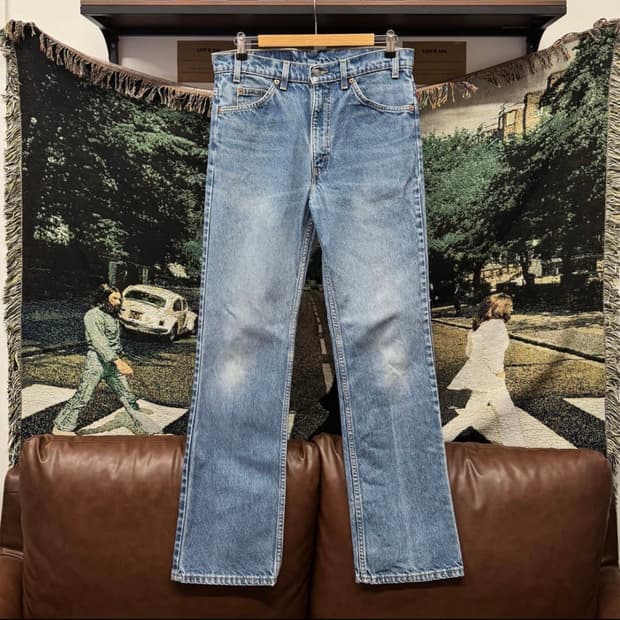 90s 리바이스 517 오렌지탭 부츠컷 데님 made in USA