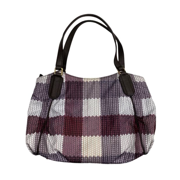 닥스 체크 숄더백