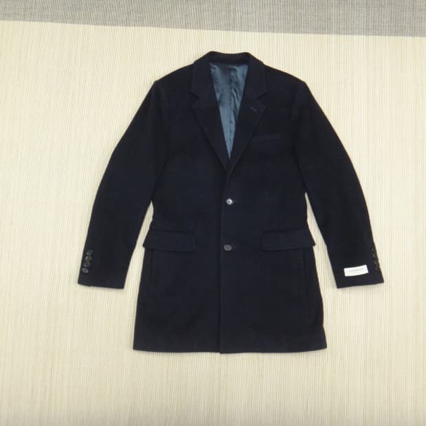 (L/100) 지이크 SIEG 울 캐시미어 혼방 싱글 코트