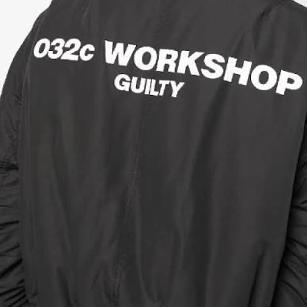 [L] 032c 길티 봄버 자켓